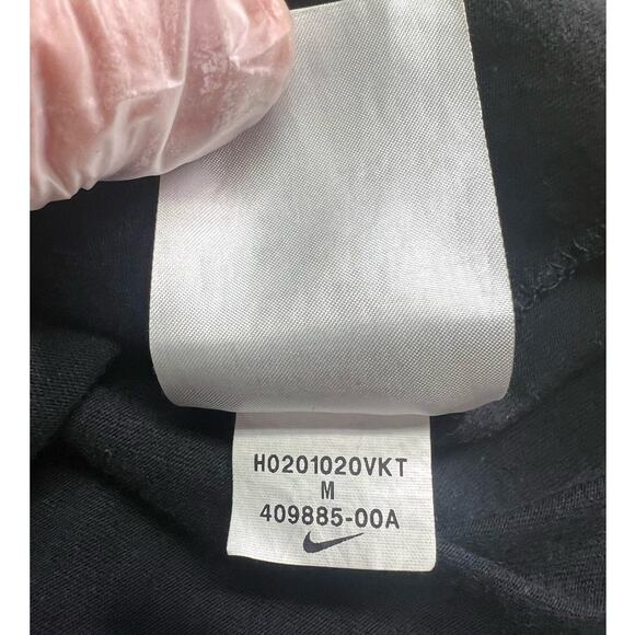 Nike Black Short Sleeve Just Do It Peace Sign T-Shirt, Size M - Picture 7 of 13